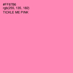 #FF87B6 - Tickle Me Pink Color Image
