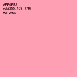 #FF9FB3 - Wewak Color Image