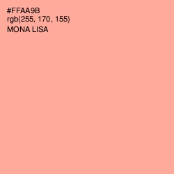 #FFAA9B - Mona Lisa Color Image