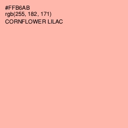 #FFB6AB - Cornflower Lilac Color Image