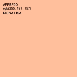 #FFBF9D - Mona Lisa Color Image
