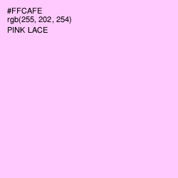 #FFCAFE - Pink Lace Color Image
