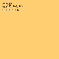 #FFCE71 - Goldenrod Color Image