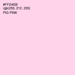 #FFD4EB - Pig Pink Color Image