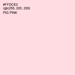 #FFDCE2 - Pig Pink Color Image