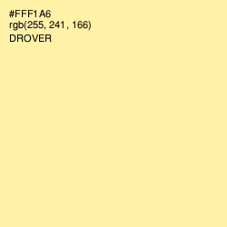 #FFF1A6 - Drover Color Image
