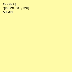 #FFFBA6 - Milan Color Image
