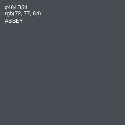 #484D54 - Abbey Color Image