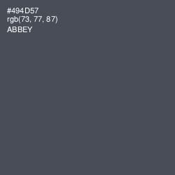 #494D57 - Abbey Color Image