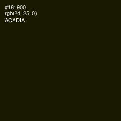 #181900 - Acadia Color Image