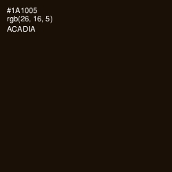 #1A1005 - Acadia Color Image