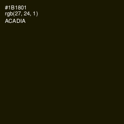 #1B1801 - Acadia Color Image