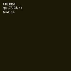 #1B1904 - Acadia Color Image