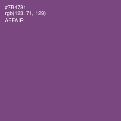 #7B4781 - Affair Color Image