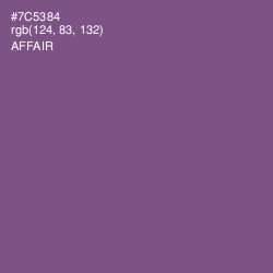 #7C5384 - Affair Color Image