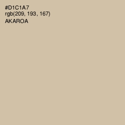 #D1C1A7 - Akaroa Color Image