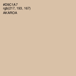 #D9C1A7 - Akaroa Color Image