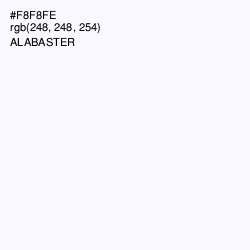 #F8F8FE - Alabaster Color Image