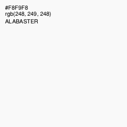 #F8F9F8 - Alabaster Color Image