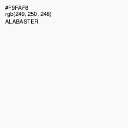 #F9FAF8 - Alabaster Color Image