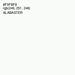 #F9FBF8 - Alabaster Color Image