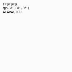#FBFBFB - Alabaster Color Image