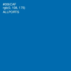 #006CAF - Allports Color Image