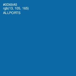 #0D69A5 - Allports Color Image