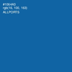 #1064A3 - Allports Color Image
