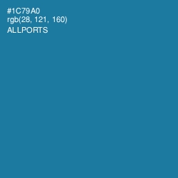 #1C79A0 - Allports Color Image