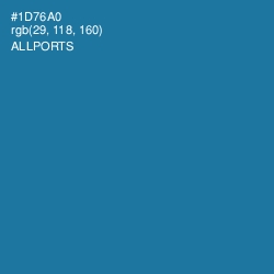 #1D76A0 - Allports Color Image
