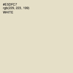 #E5DFC7 - Almond Color Image