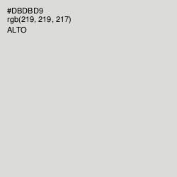 #DBDBD9 - Alto Color Image