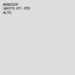 #DBDDDF - Alto Color Image