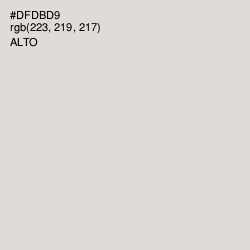 #DFDBD9 - Alto Color Image