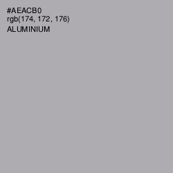 #AEACB0 - Aluminium Color Image