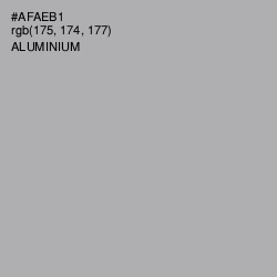 #AFAEB1 - Aluminium Color Image
