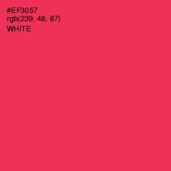 #EF3057 - Amaranth Color Image
