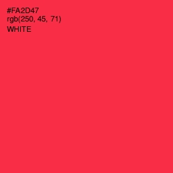 #FA2D47 - Amaranth Color Image