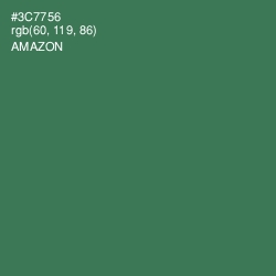 #3C7756 - Amazon Color Image