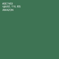 #3E7453 - Amazon Color Image