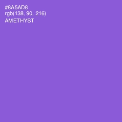 #8A5AD8 - Amethyst Color Image