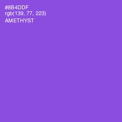 #8B4DDF - Amethyst Color Image
