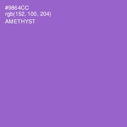 #9864CC - Amethyst Color Image