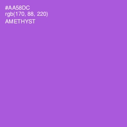 #AA58DC - Amethyst Color Image