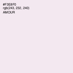 #F3E8F0 - Amour Color Image