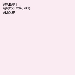 #FAEAF1 - Amour Color Image