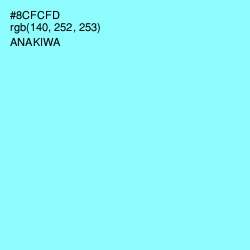 #8CFCFD - Anakiwa Color Image