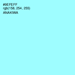 #9EFEFF - Anakiwa Color Image