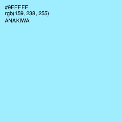 #9FEEFF - Anakiwa Color Image